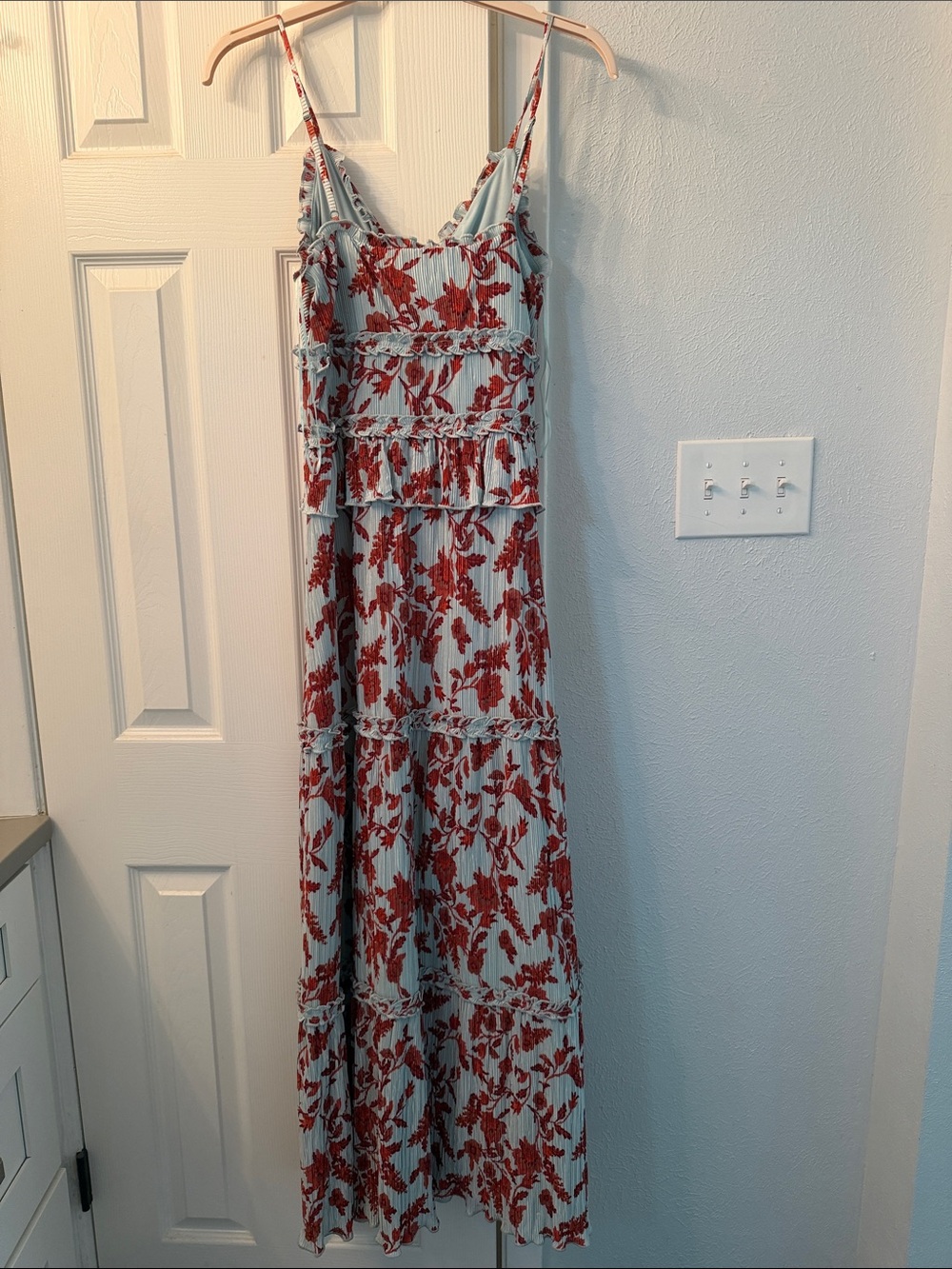 Chelsea28 Ruffle Plissé Maxi Dress - Picture 3 of 3